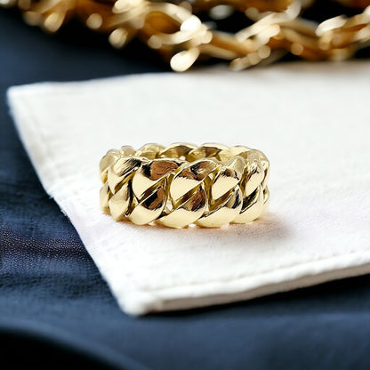 10MM Cuban link ring