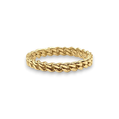 3MM Cuban Link Ring