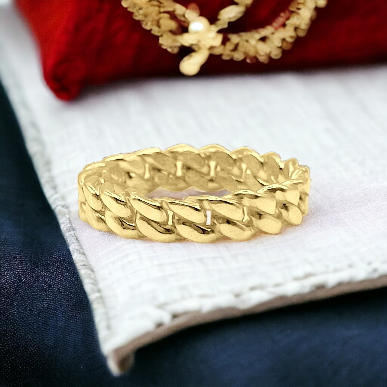 5MM Cuban Link Ring