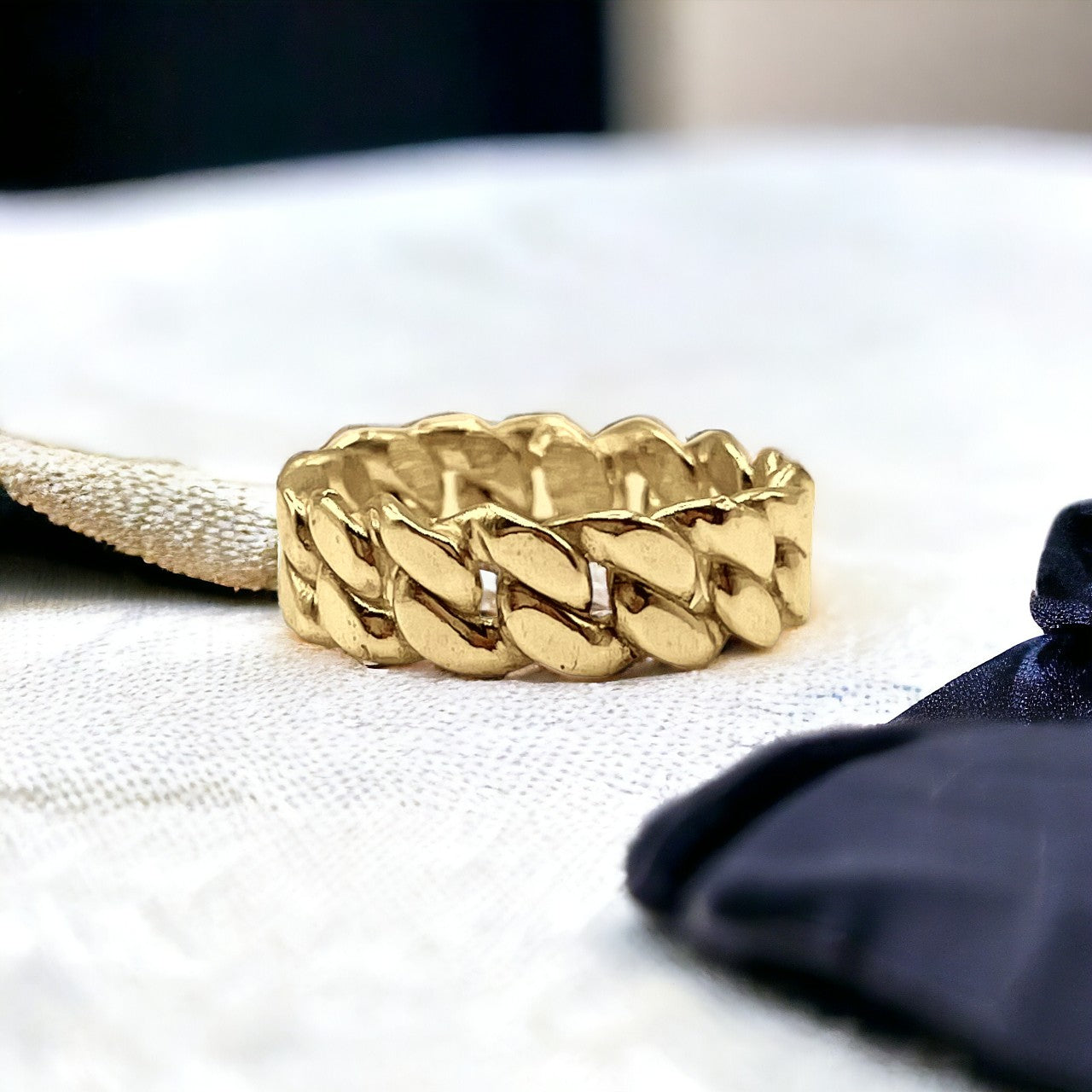 7MM Cuban Link Ring