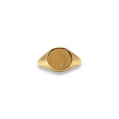 Round Signet Ring