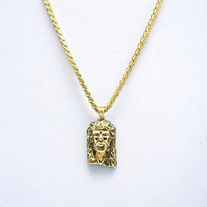 Jesus Head Pendant Hollow