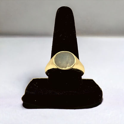 Round Signet Ring